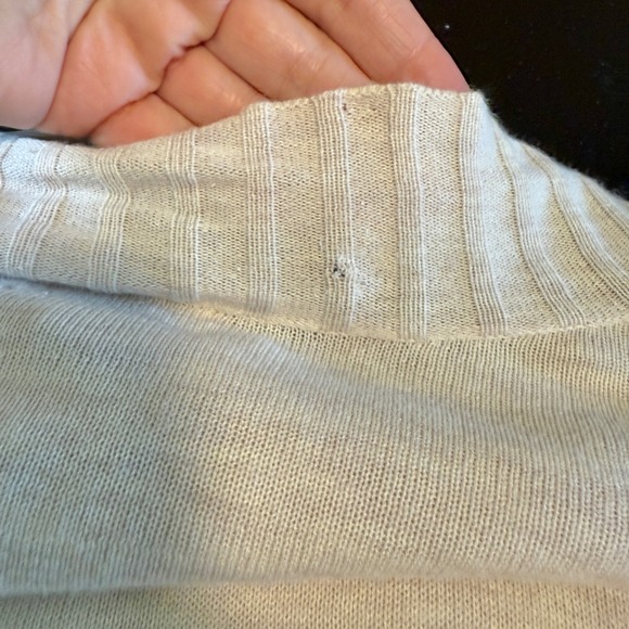 Chelsea28 Open‎ Front Cardigan Sweater - M/L - Knit Lightweight Draped Pockets - Picture 6 of 9